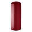 Burgundy hole through center boat fender, Polyform HTM-4 