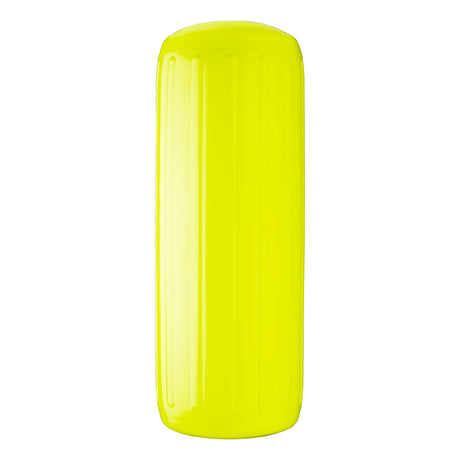 Saturn Yellow hole through center boat fender, Polyform HTM-4 