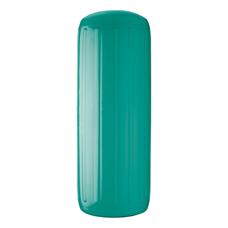 Teal hole through center boat fender, Polyform HTM-4 
