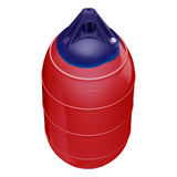 Classic Red inflatable low drag buoy, Polyform LD-1 angled shot