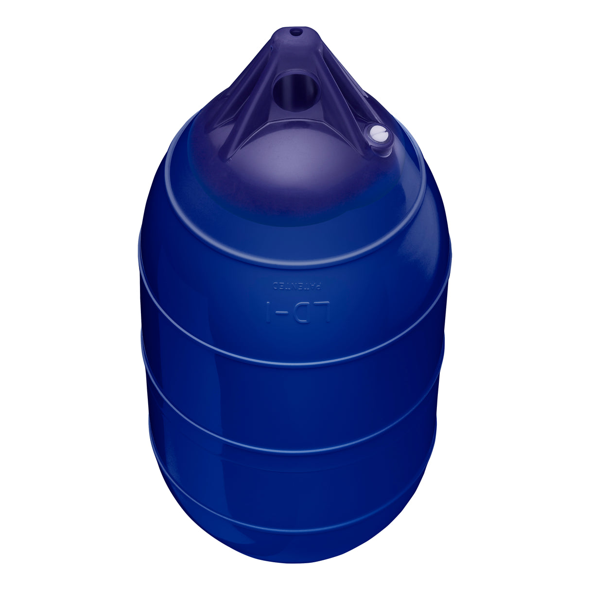 Cobalt Blue inflatable low drag buoy, Polyform LD-1 angled shot