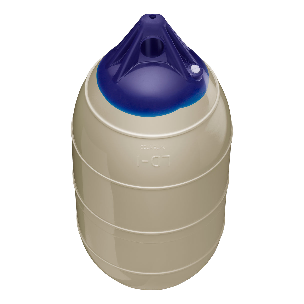 Sand inflatable low drag buoy, Polyform LD-1 angled shot