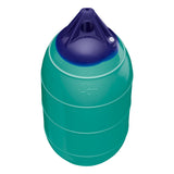 Teal inflatable low drag buoy, Polyform LD-1 angled shot