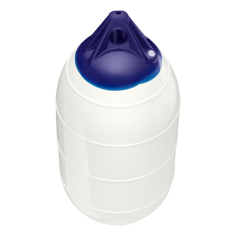 White inflatable low drag buoy, Polyform LD-1 angled shot