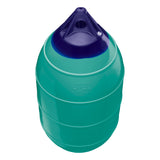 Teal inflatable low drag buoy, Polyform LD-2 angled shot
