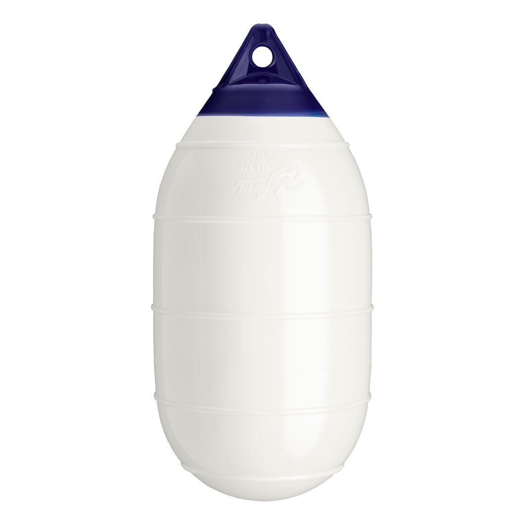 White inflatable low drag buoy, Polyform LD-2 