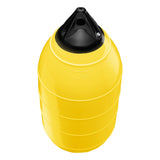 Yellow low drag buoy with Black-Top, Polyform LD-3 angled shot