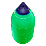 Green inflatable low drag buoy, Polyform LD-3 angled shot