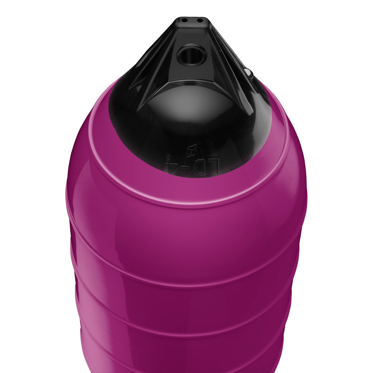 Berry low drag buoy with Black-Top, Polyform LD-4 angled shot