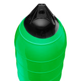 Green low drag buoy with Black-Top, Polyform LD-4 angled shot