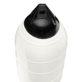 White low drag buoy with Black-Top, Polyform LD-4 angled shot