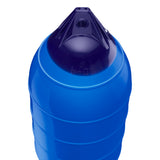 Blue inflatable low drag buoy, Polyform LD-4 angled shot