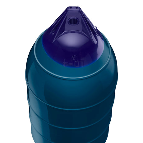 Catalina Blue inflatable low drag buoy, Polyform LD-4 angled shot