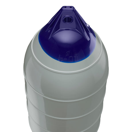 Grey inflatable low drag buoy, Polyform LD-4 angled shot