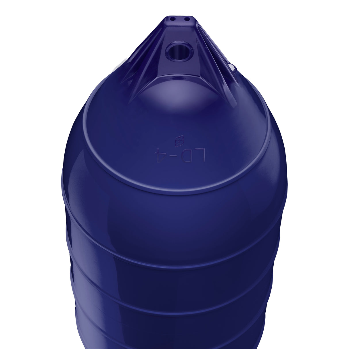 Navy Blue inflatable low drag buoy, Polyform LD-4 angled shot