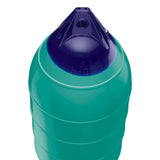 Teal inflatable low drag buoy, Polyform LD-4 angled shot