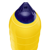 Yellow inflatable low drag buoy, Polyform LD-4 angled shot