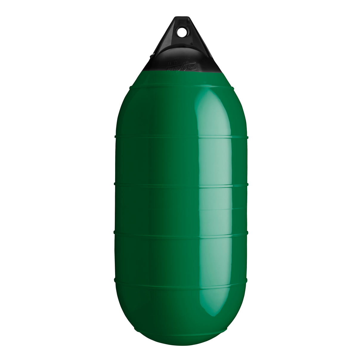 Forest Green low drag buoy with Black-Top, Polyform LD-4 