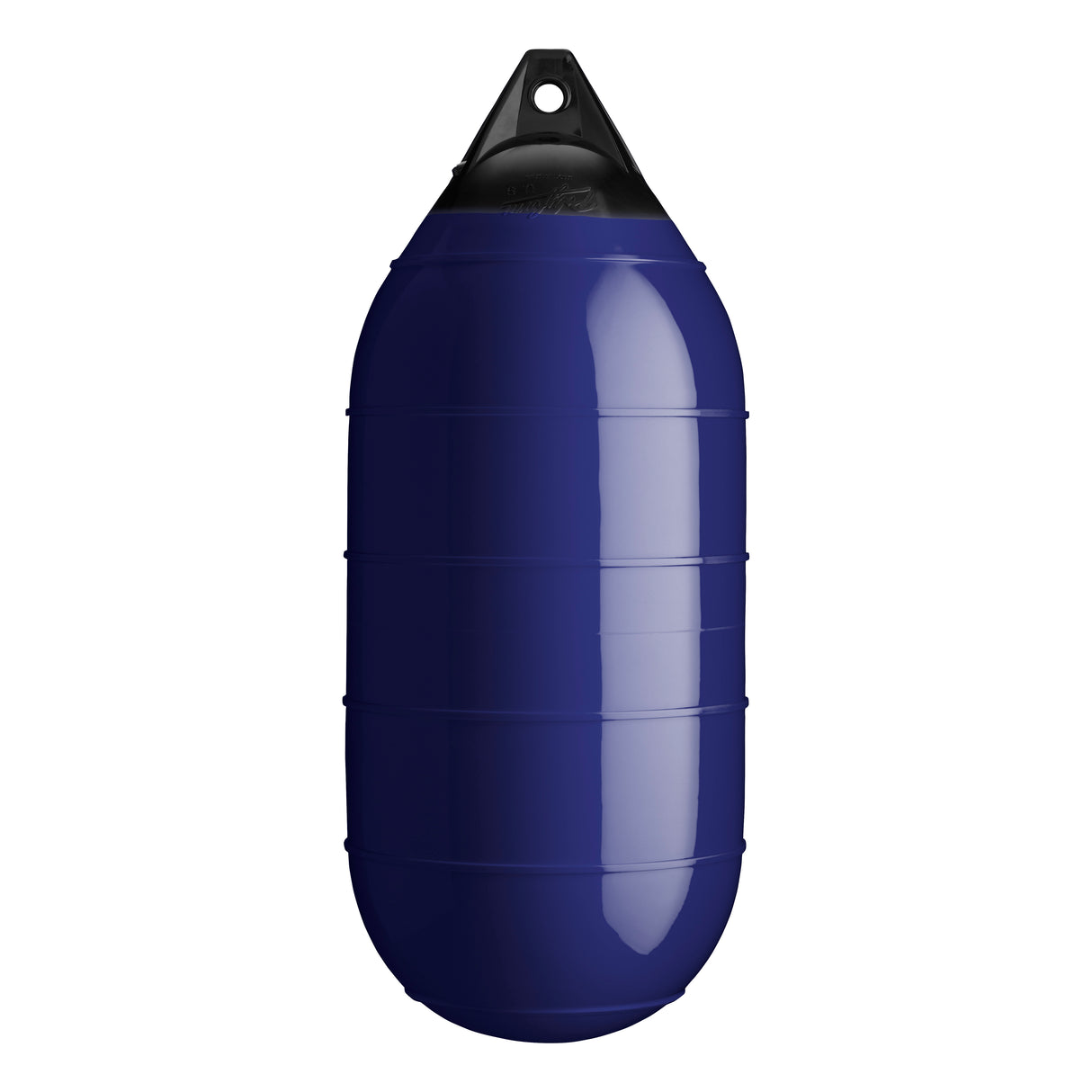 Navy Blue low drag buoy with Black-Top, Polyform LD-4 