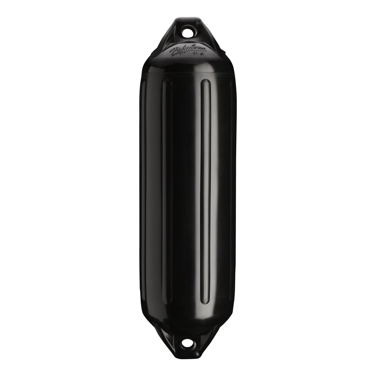 Black boat fender, Polyform NF-3 