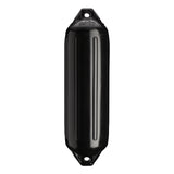 Black boat fender, Polyform NF-3 