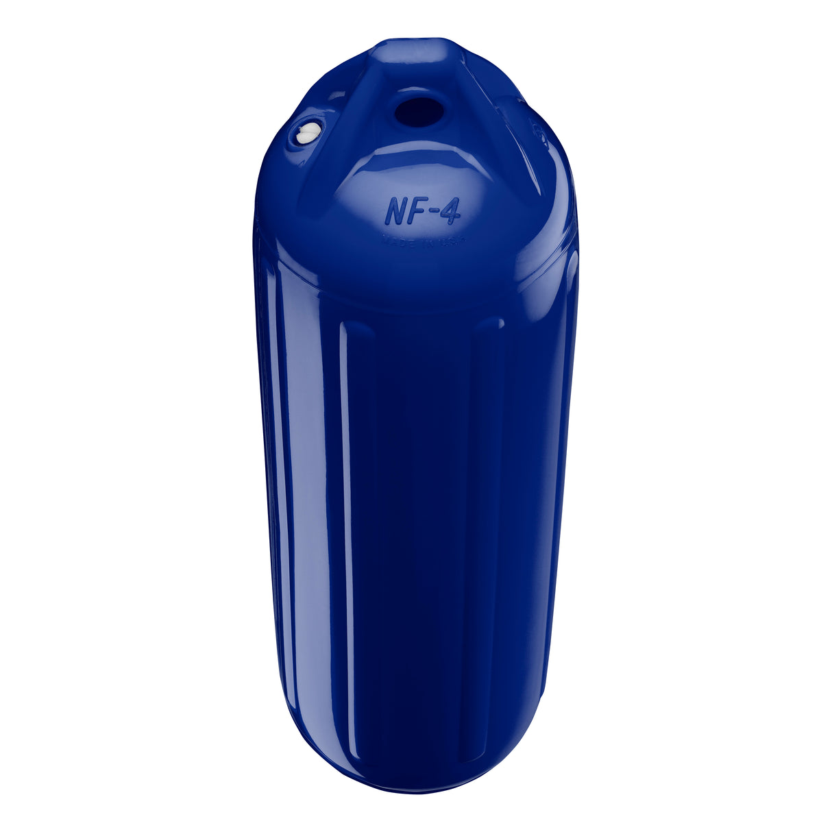 Cobalt Blue boat fender, Polyform NF-4 angled shot