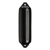 Black boat fender, Polyform NF-4 