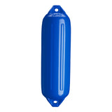Blue boat fender, Polyform NF-4 