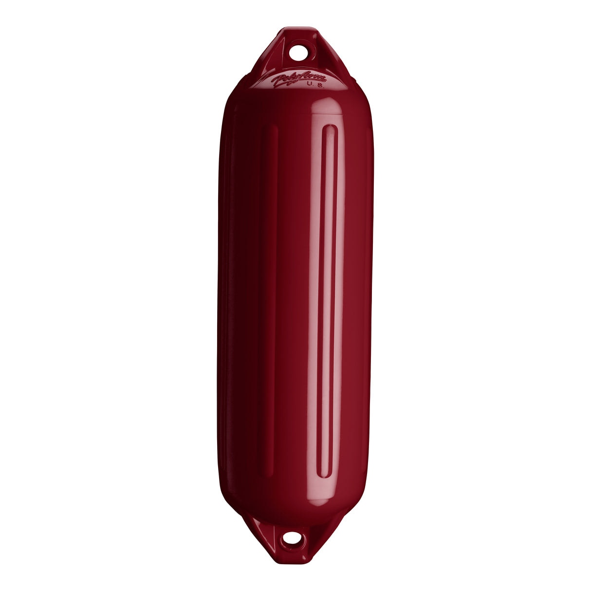 Burgundy boat fender, Polyform NF-4 