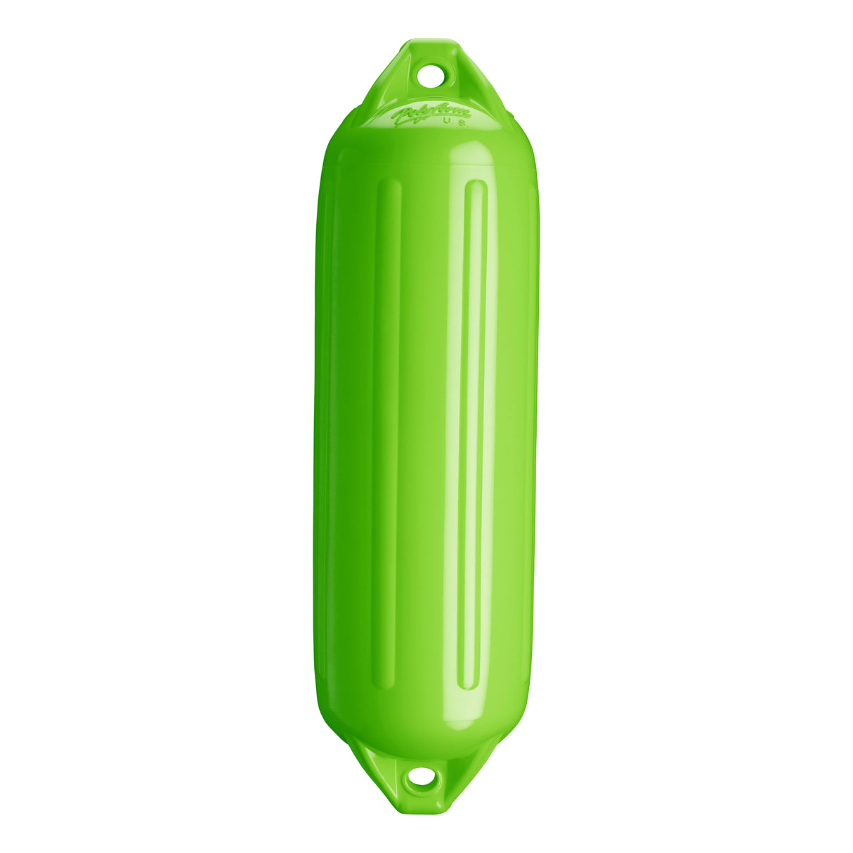 Lime boat fender, Polyform NF-4 
