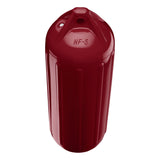 Burgundy boat fender, Polyform NF-5 angled shot